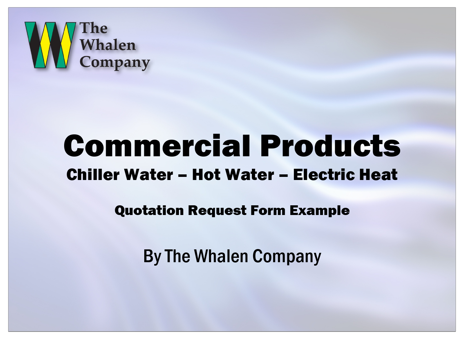 Commerical Product QR Example