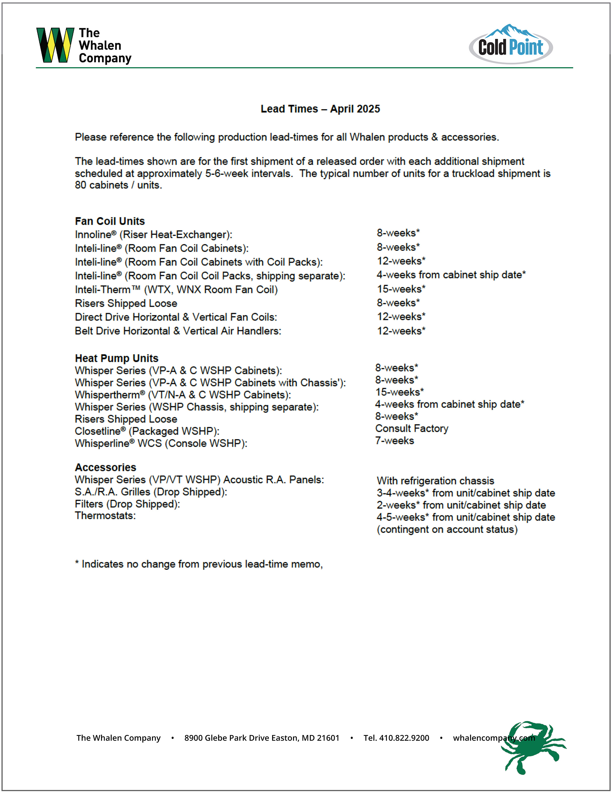 Whalen Leadtime Thumb new