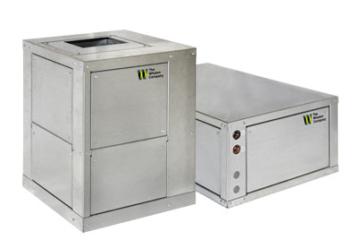 closetline packaged water source heat pumps facing right